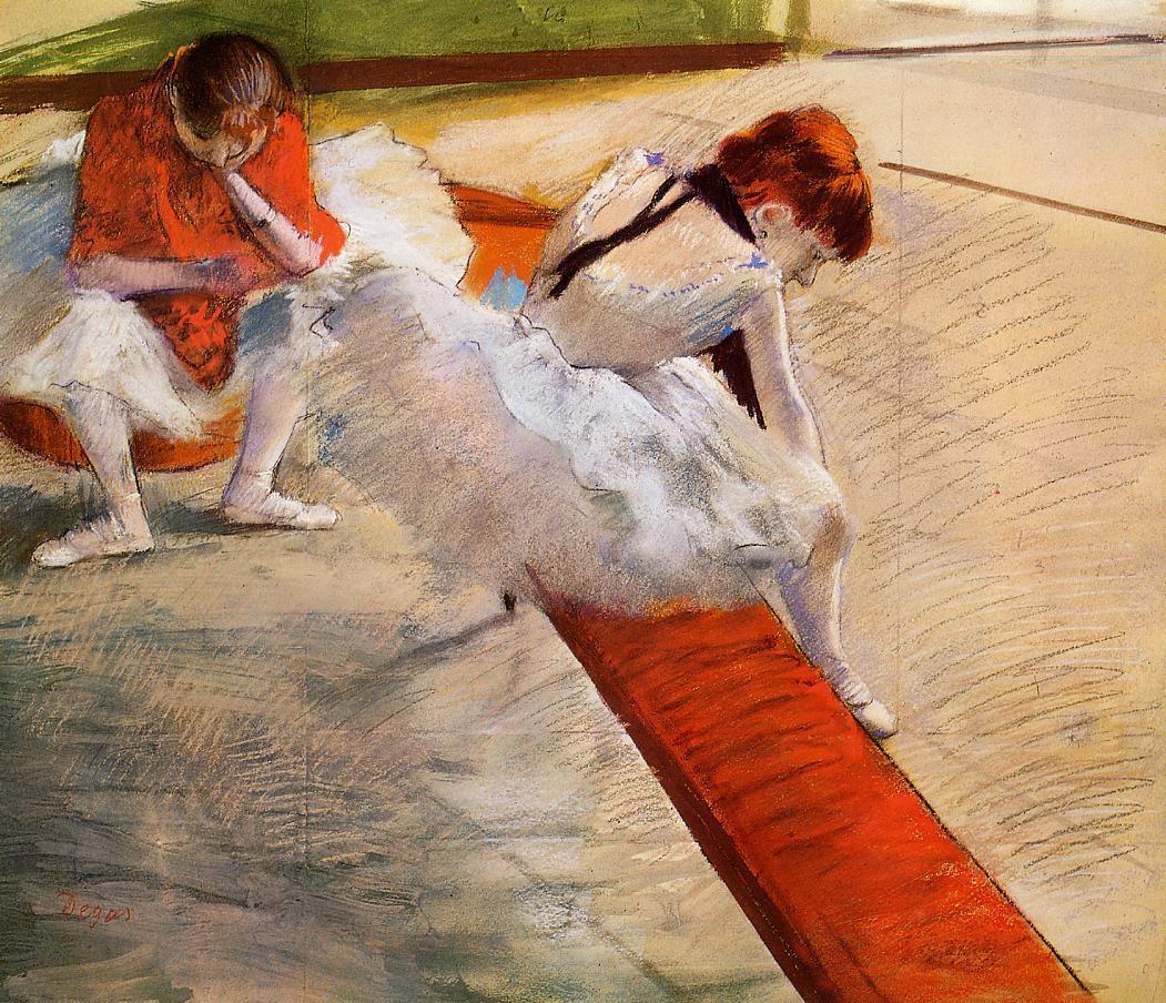 Dancers Resting (1879) - Edgar Degas Tablo