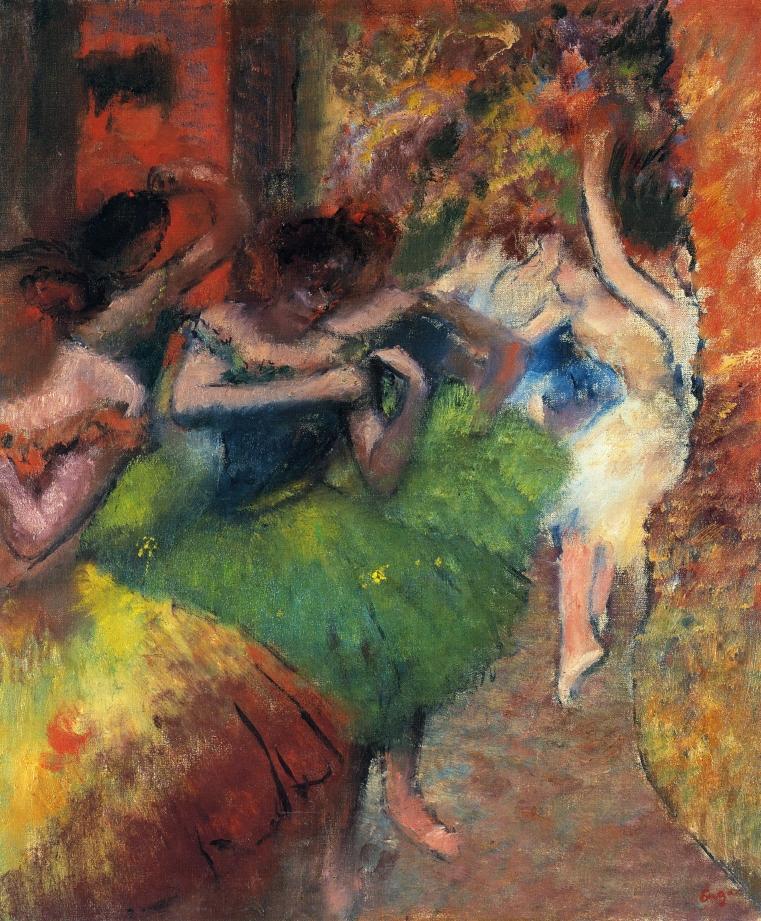 Dancers in the Wings (1885) - Edgar Degas Tablo