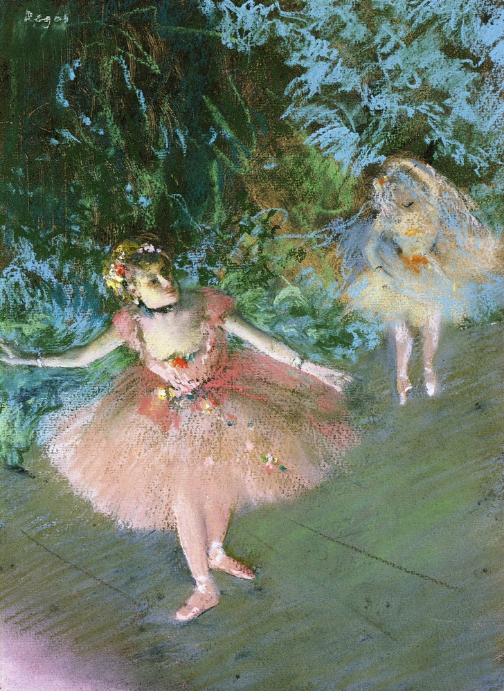 Dancers on Set (1878) - Edgar Degas Tablo