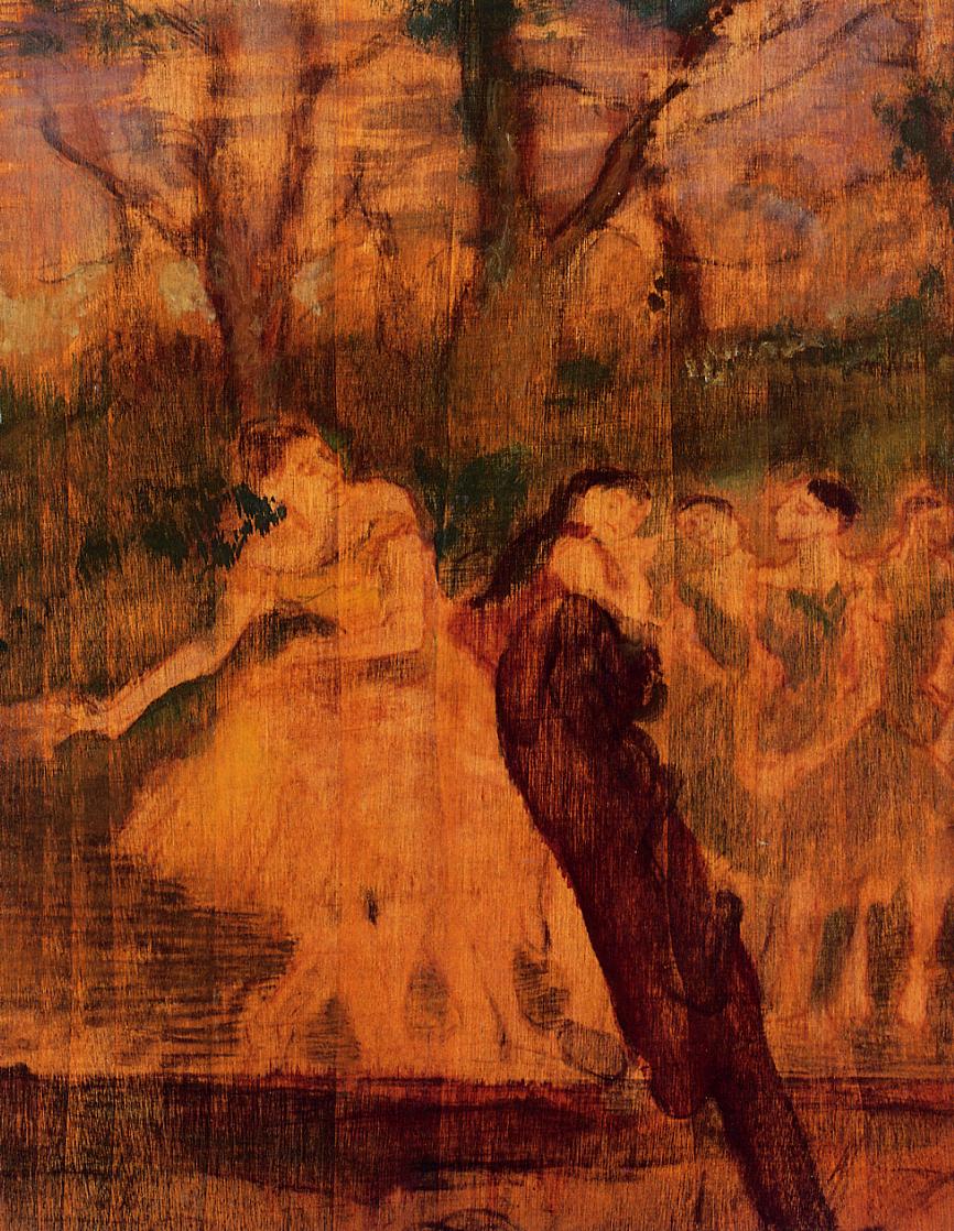 Dancers on the Scenery (1889) - Edgar Degas Tablo