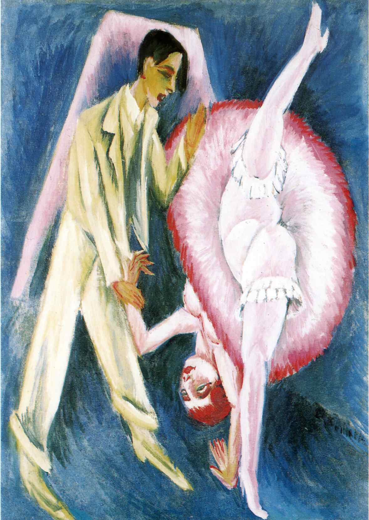 Dancing Couple (1914) - Ernst Ludwig Kirchner Tablo