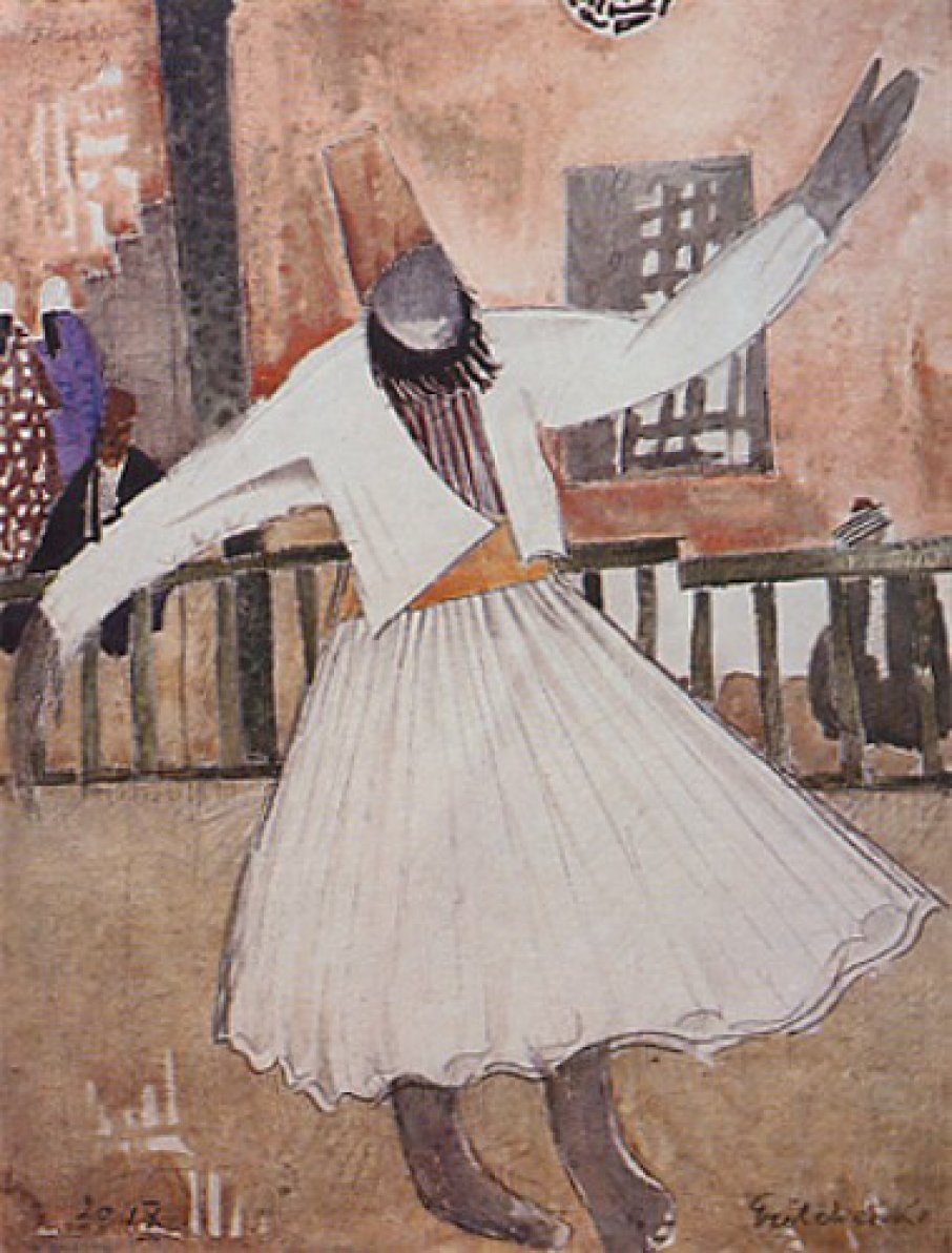 Dancing Dervish (1920) - Alexis Gritchenko Tablo