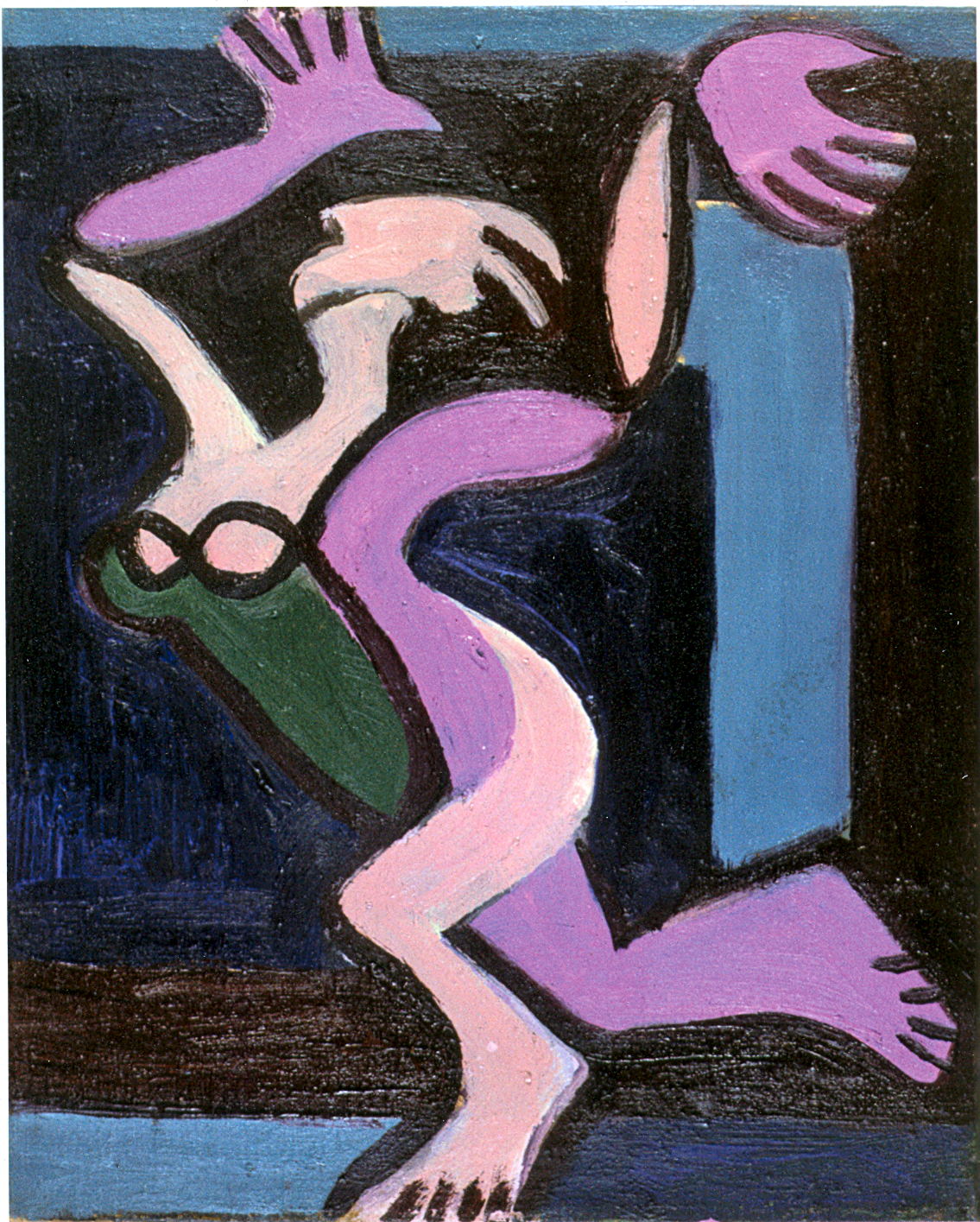 Dancing Female Nude, Gret Palucca (1929) - Ernst Ludwig Kirchner Tablo
