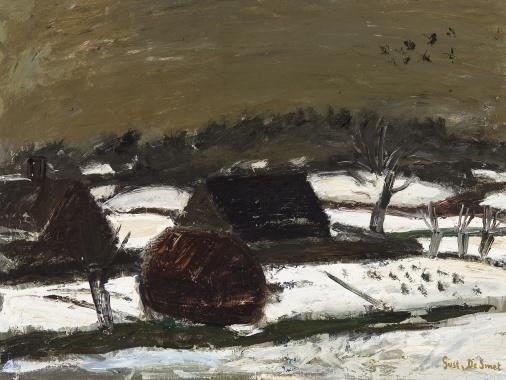 Dark snow (1939) - Gustave De Smet Tablo