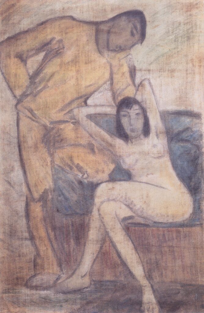 Das Große Paar (1914) - Otto Mueller Tablo