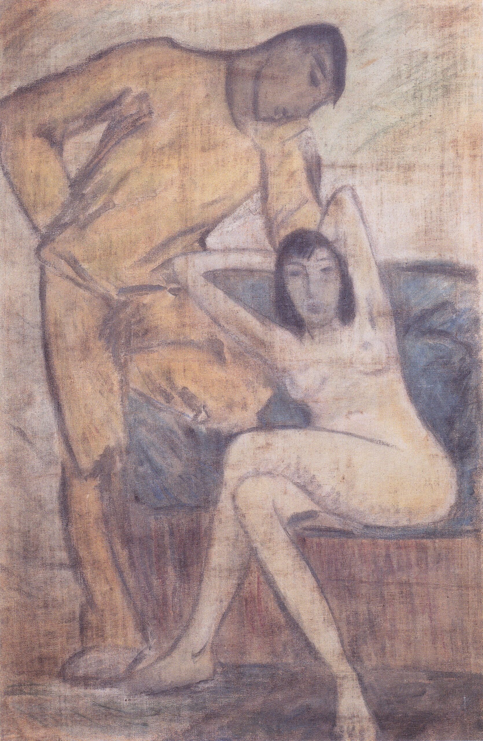 Das Große Paar (1914) - Otto Mueller Tablo