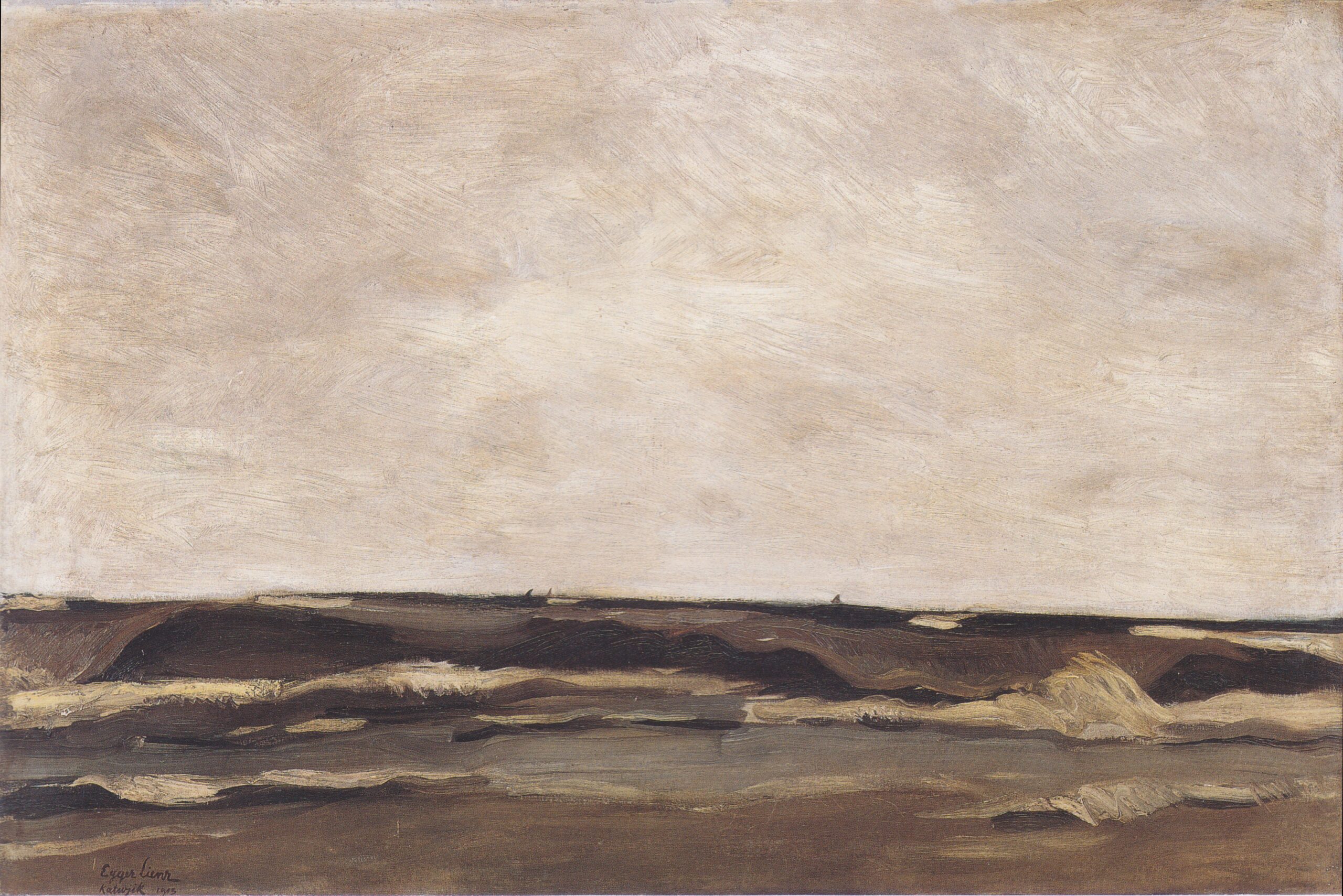 Das Meer, Katwijk (1913) - Albin Egger-Lienz Tablo