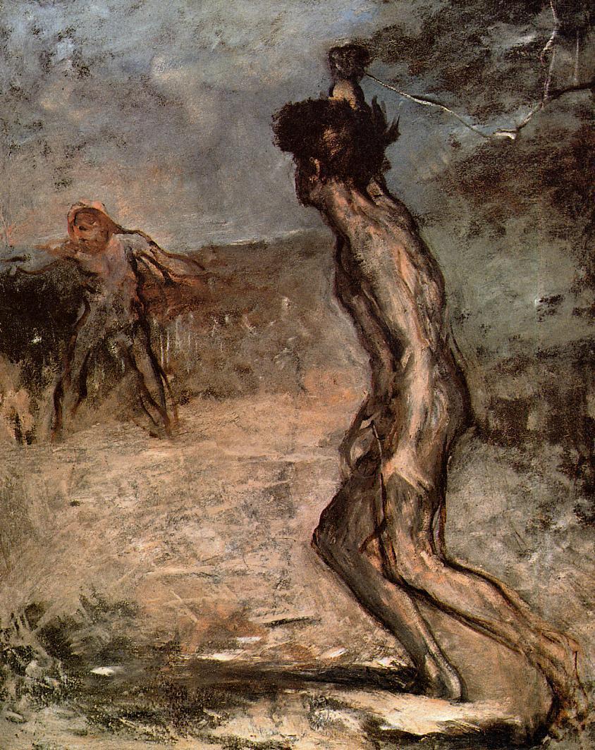 David and Goliath (1863) - Edgar Degas Tablo