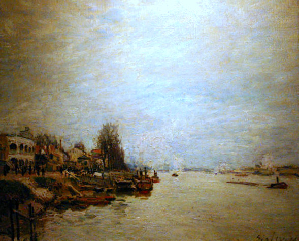 Dawn (1878) - Alfred Sisley Tablo