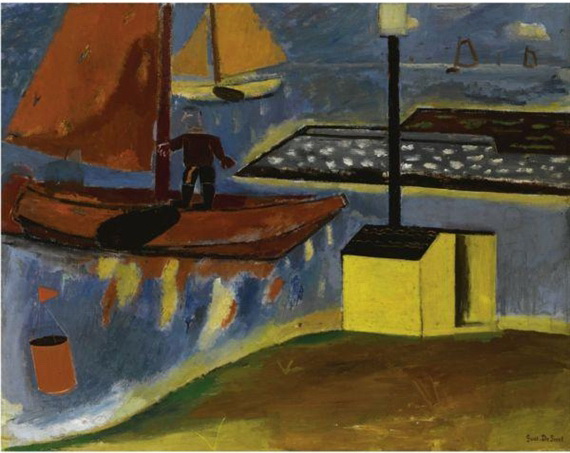 De Haven (1928) - Gustave De Smet Tablo