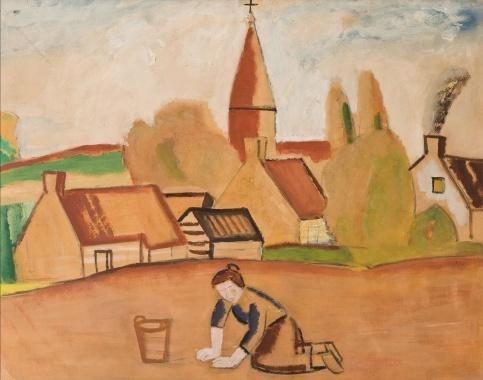 De Wiedster (1930) - Gustave De Smet Tablo
