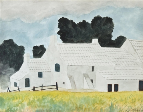 De Witte Hoeve (1930) - Léon Spilliaert Tablo