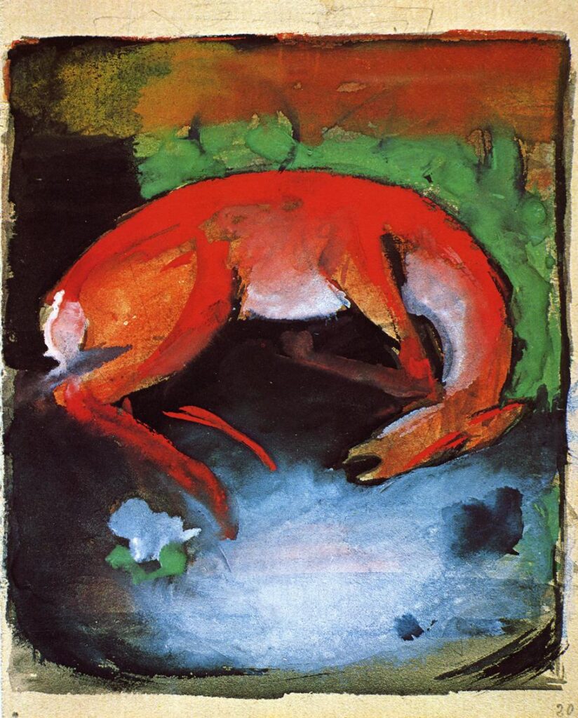 Dead Deer (1913) - Franz Marc Tablo