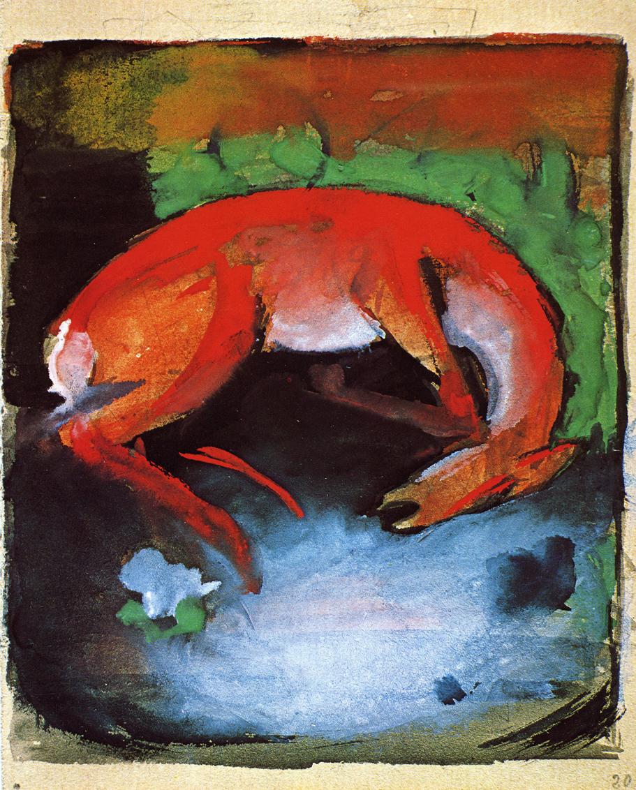 Dead Deer (1913) - Franz Marc Tablo