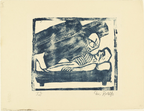 Death (1913) - Christian Rohlfs Tablo