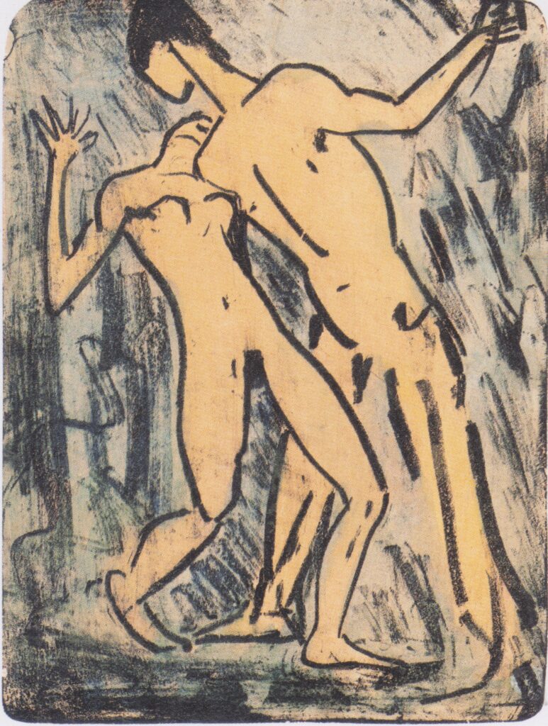 Der Mord (1912) - Otto Mueller Tablo