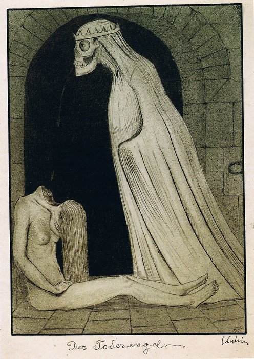Der Todesengel - Alfred Kubin Tablo