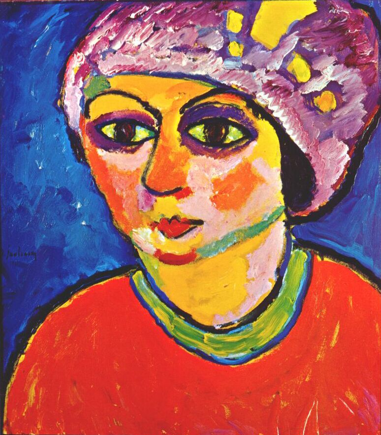 Der violette Turban (1911) - Alexej von Jawlensky Tablo