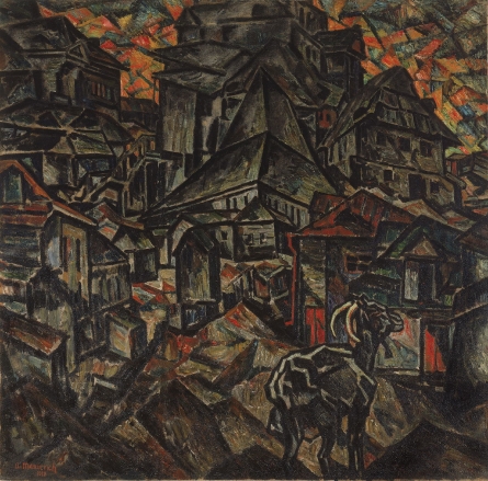 Destruction of the Ghetto, Kyiv (1919) - Abraham Manievich Tablo