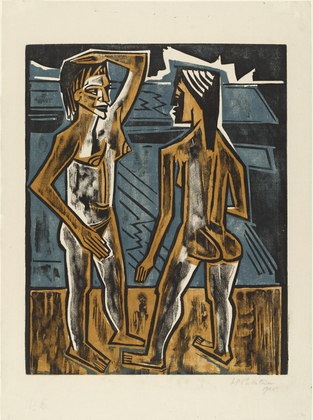 Dialogue (1920) - Max Pechstein Tablo