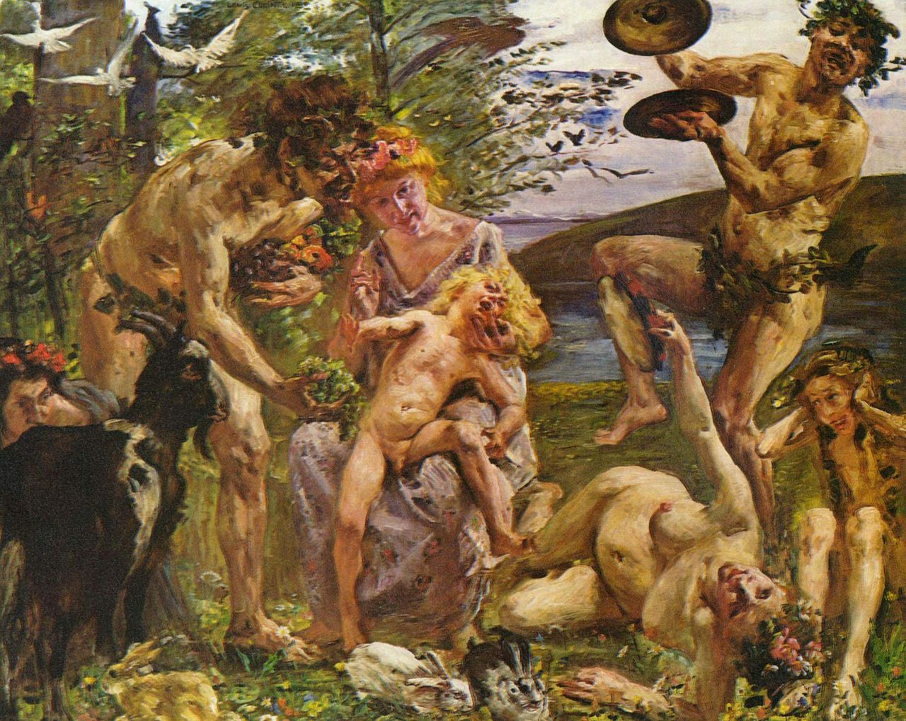 Die Jugend des Zeus (1905) - Lovis Corinth Tablo