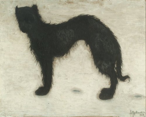 Dog in the Snow (1913) - Léon Spilliaert Tablo
