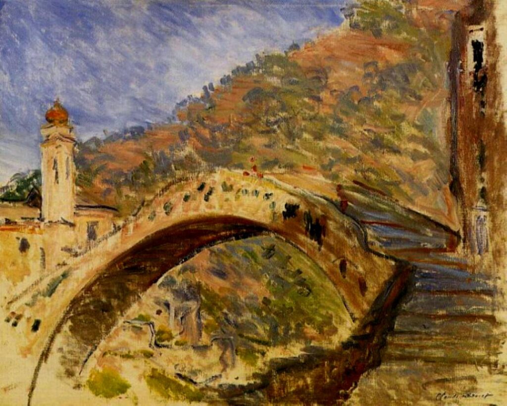 Dolceacqua, Bridge (1884) – Claude Monet Tablo