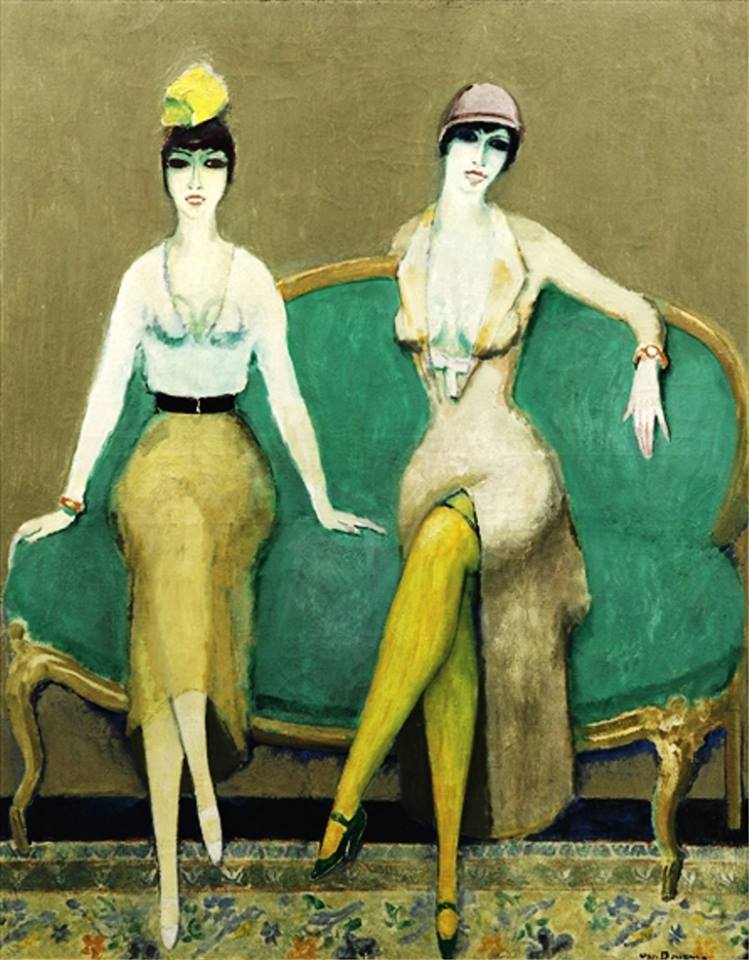 Dolly Sisters (1925) - Kees van Dongen Tablo