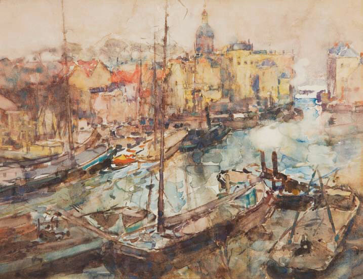 Dordrecht (1908) - Frances Hodgkins Tablo