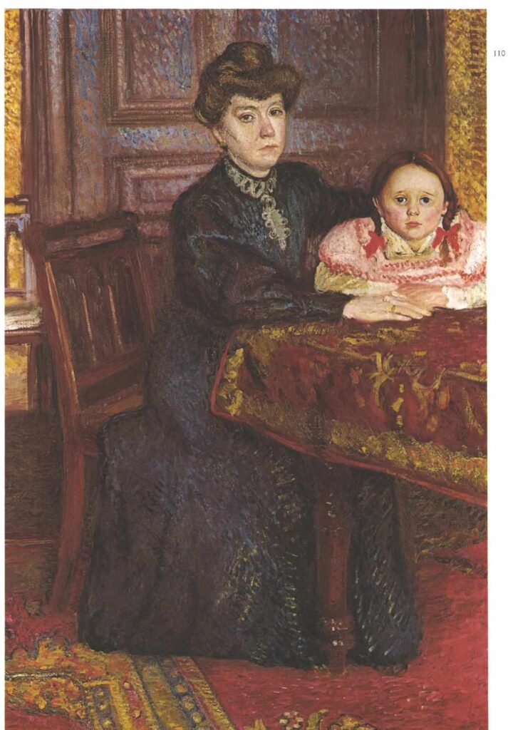 Double portrait of Matilda and Gertrude Schonberg (1906) - Richard Gerstl Tablo