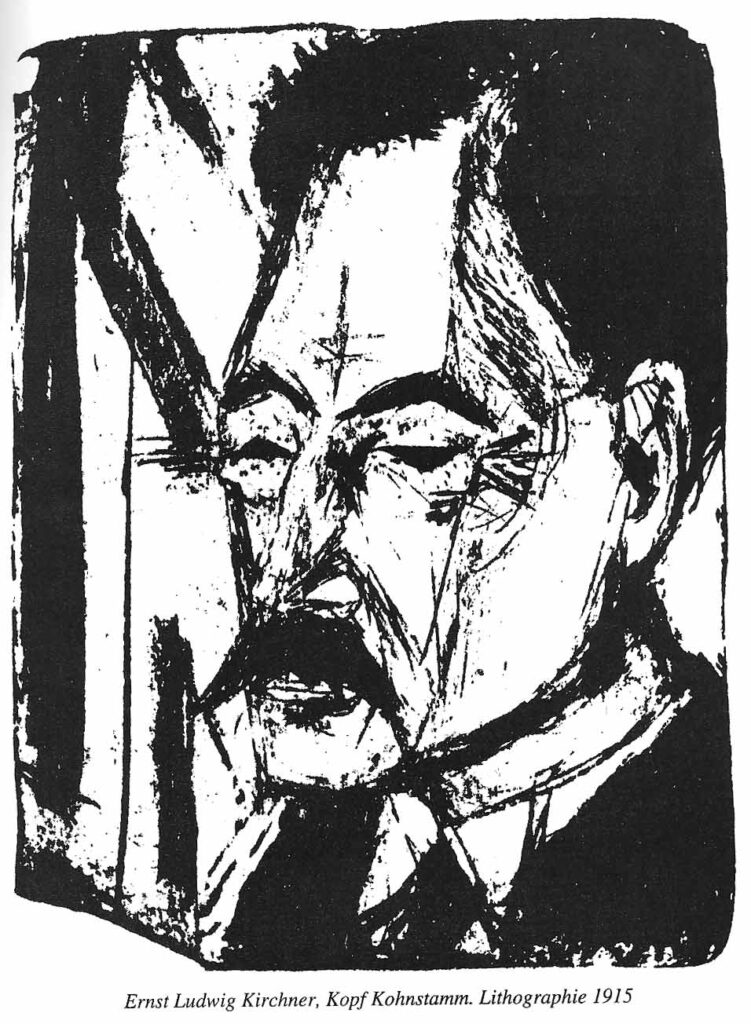 Dr. O. Kohnstamm (1915) - Ernst Ludwig Kirchner Tablo