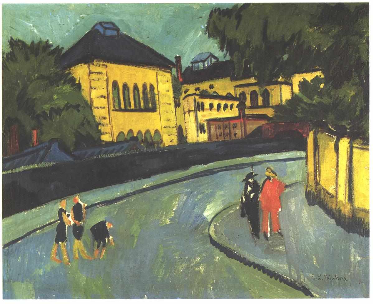 Dresden Friedrichstadt - Ernst Ludwig Kirchner Tablo