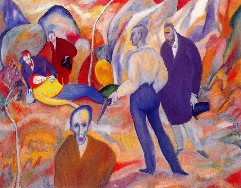 Duel (1912) - Albert Bloch Tablo