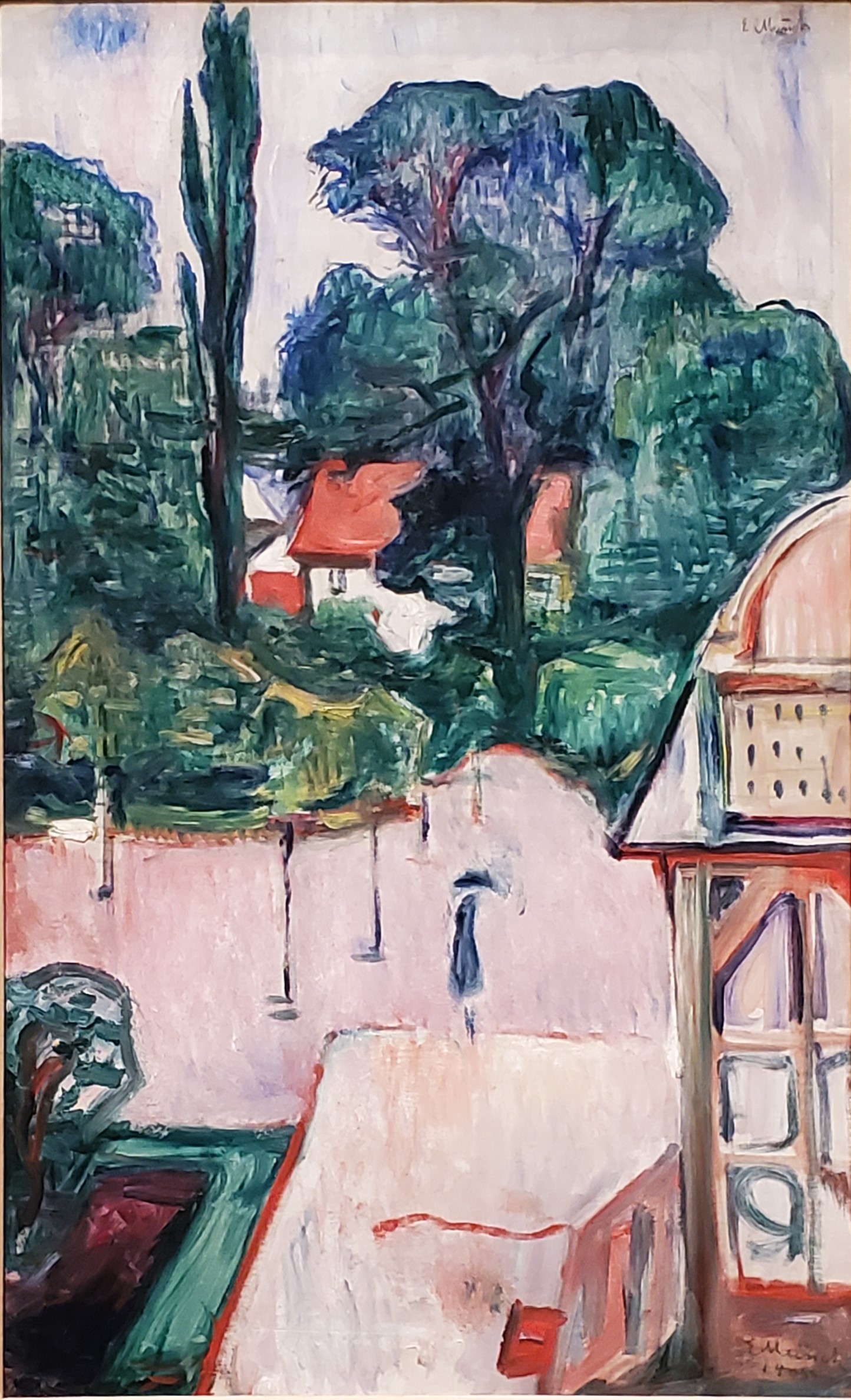 Edvard Munch Garden in Taarbaek (1905) - Edvard Munch Tablo