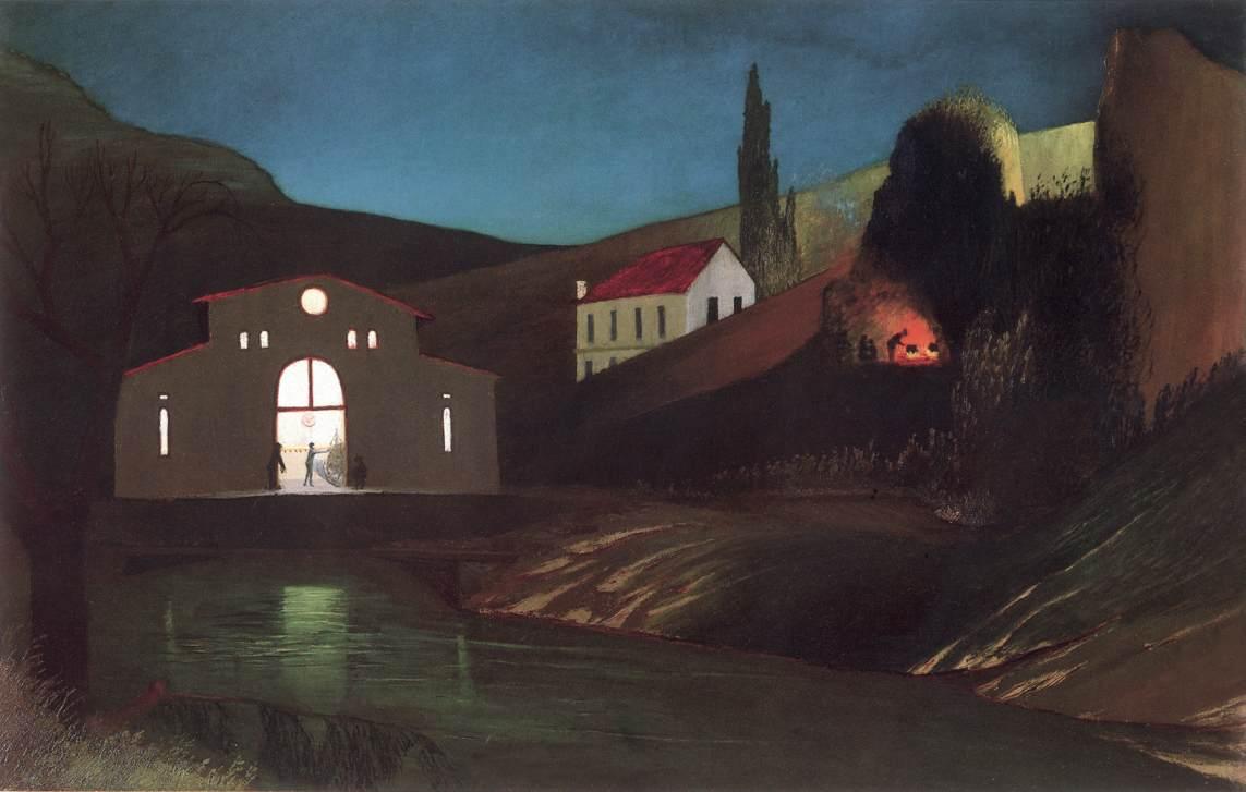 Electric Station at Jajce at Night (1903) - Tivadar Kosztka Csontváry Tablo