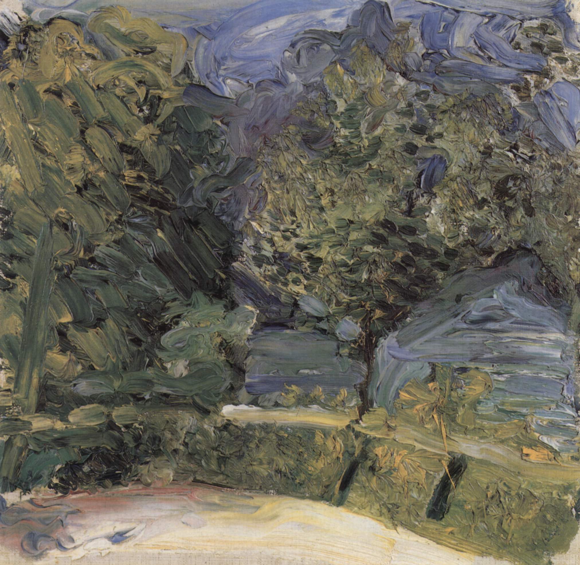 Embankment near Gmunden (1907) - Richard Gerstl Tablo