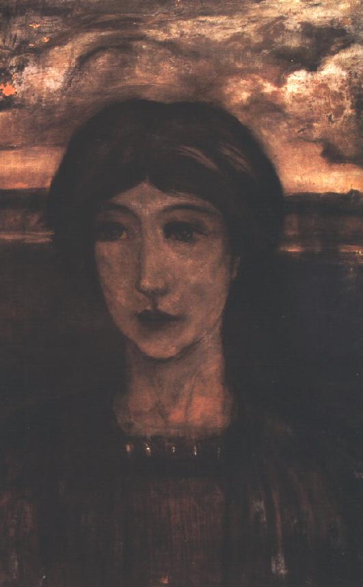 Emily (1903) - Lajos Gulácsy Tablo