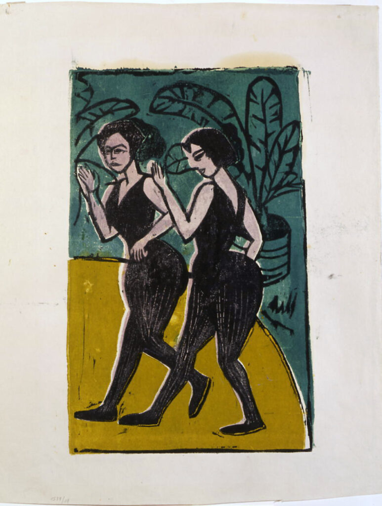 English Dancers (1911) - Ernst Ludwig Kirchner Tablo