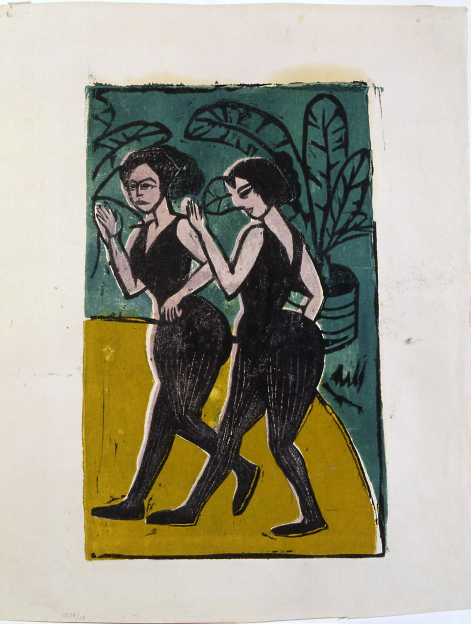 English Dancers (1911) - Ernst Ludwig Kirchner Tablo