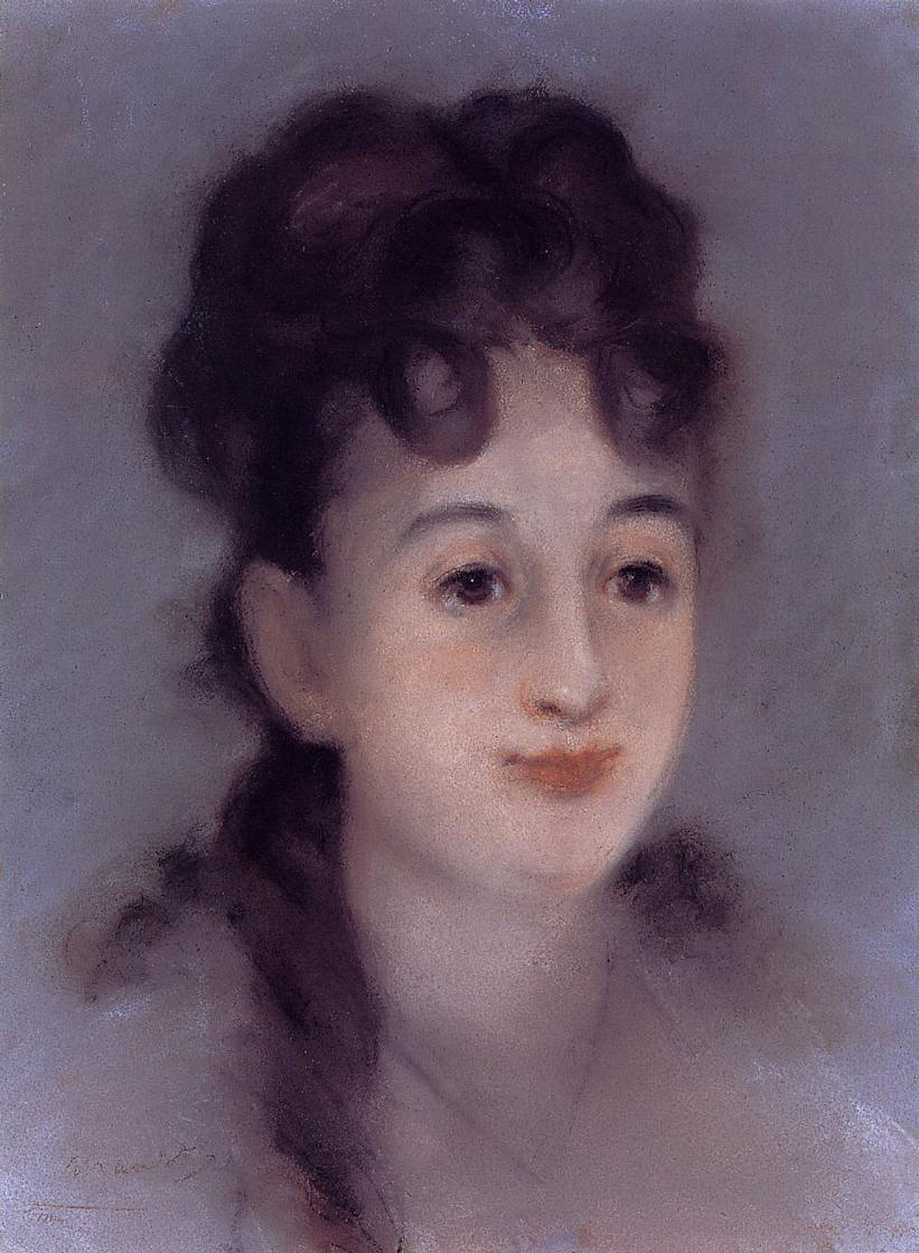 Eva Gonzales (1878) - Edouard Manet Tablo