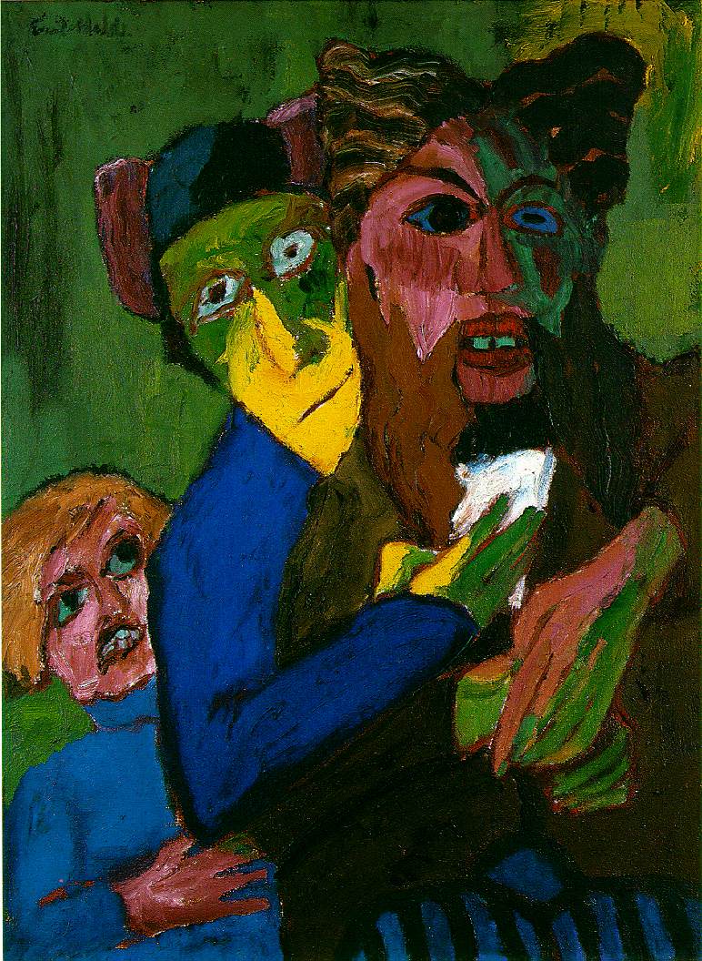 Excited People - Emil Nolde Tablo