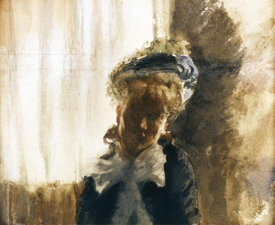 Face - Giuseppe De Nittis Tablo