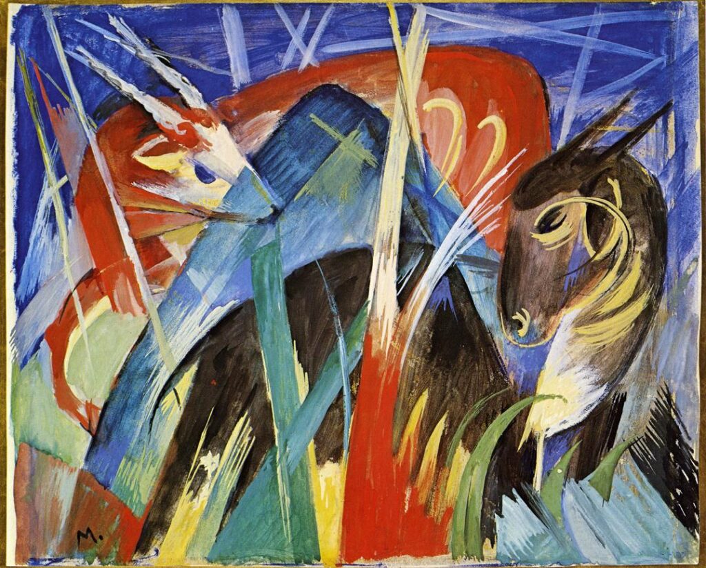 Fairy Animals (1913) - Franz Marc Tablo