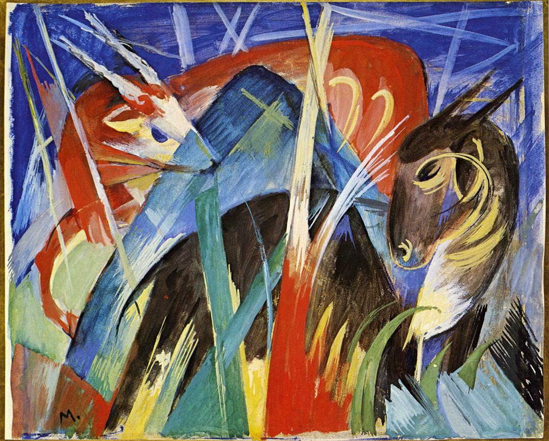 Fairy Animals (1913) - Franz Marc Tablo