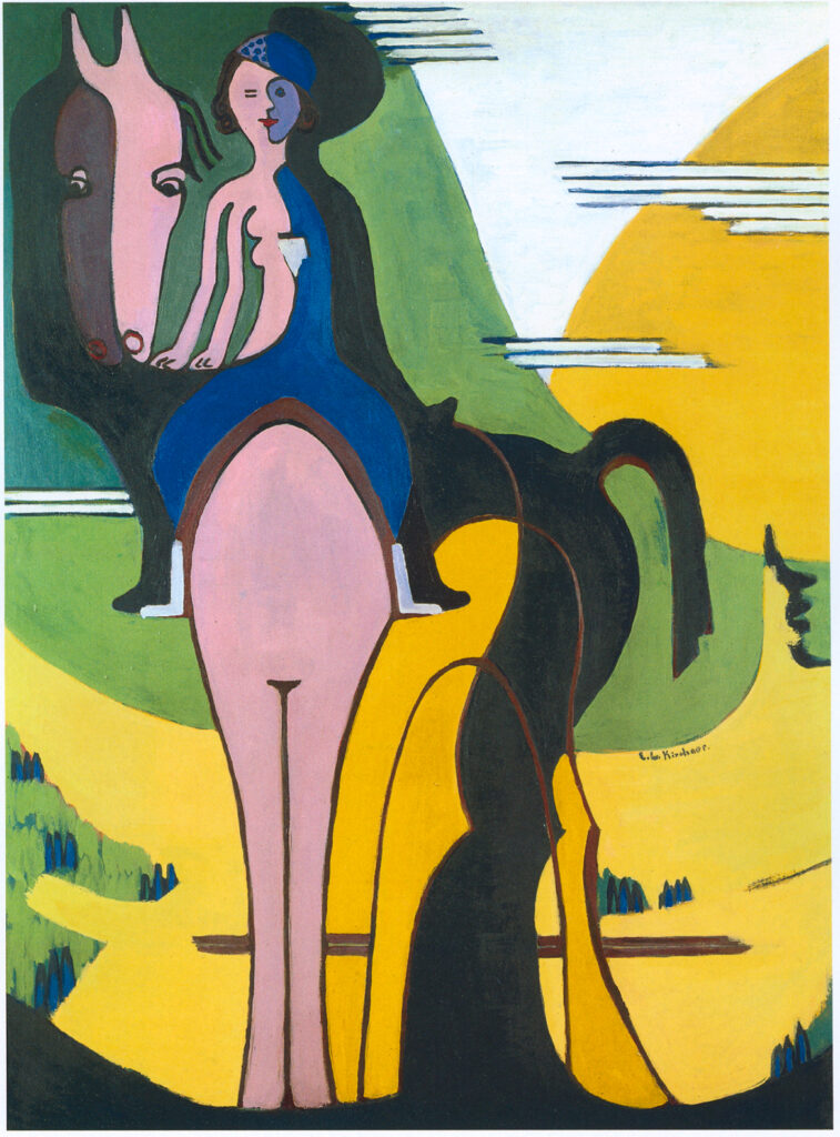 Female Rider (1931) - Ernst Ludwig Kirchner Tablo