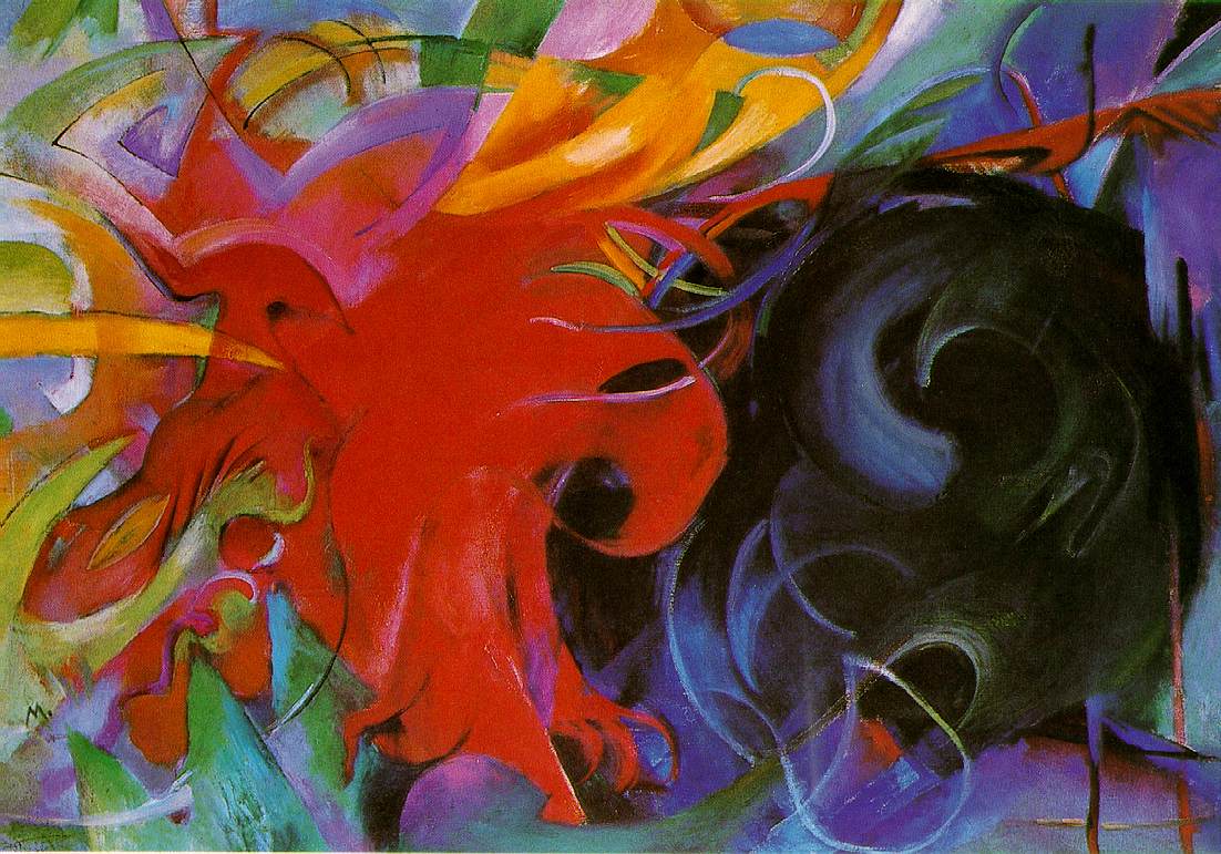 Fighting Forms (1914) - Franz Marc Tablo