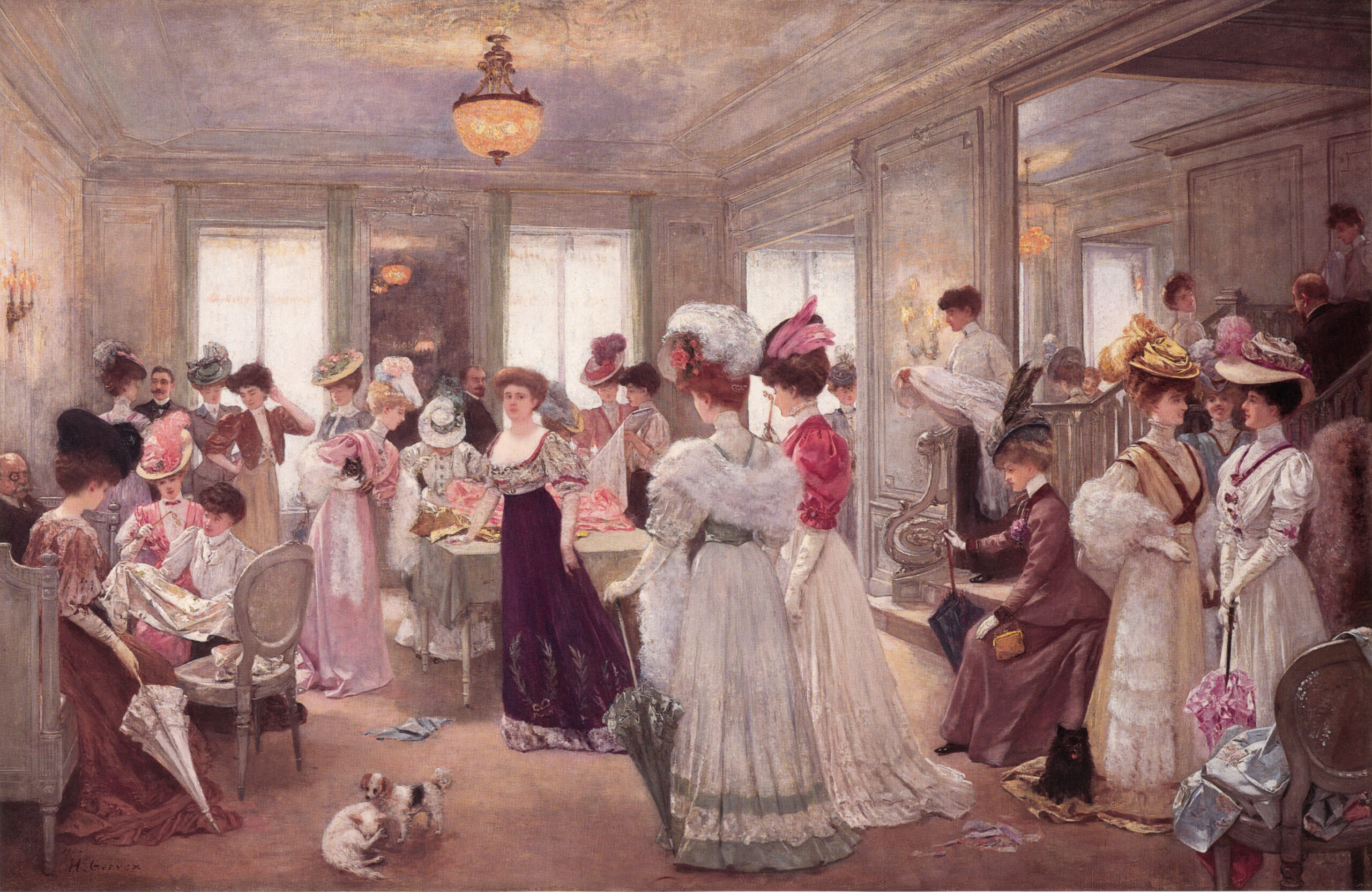 Five Hours at Paquin (1906) - Henri Gervex Tablo