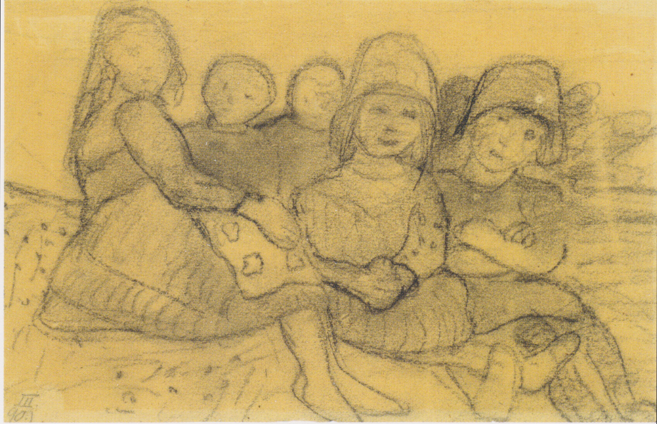 Five children on the edge of the meadow (1903) - Paula Modersohn-Becker Tablo