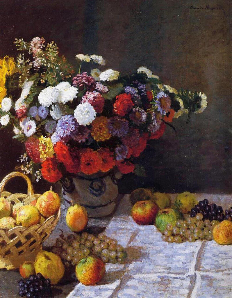 Flowers and Fruit (1869) – Claude Monet Tablo