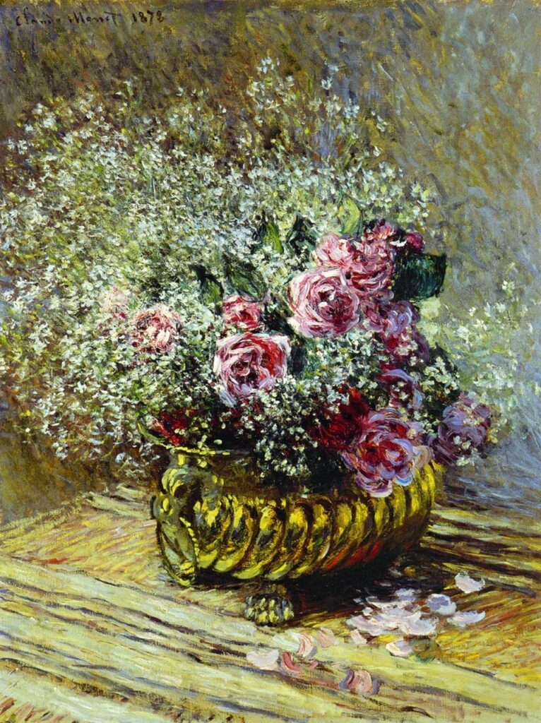 Flowers in a Pot (1878) – Claude Monet Tablo